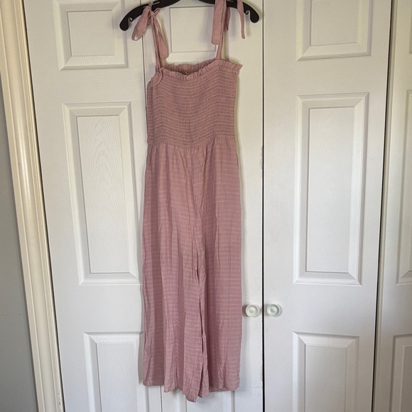 Altar'd State Pants - Altar'd State Light Pink Ruffled Garment